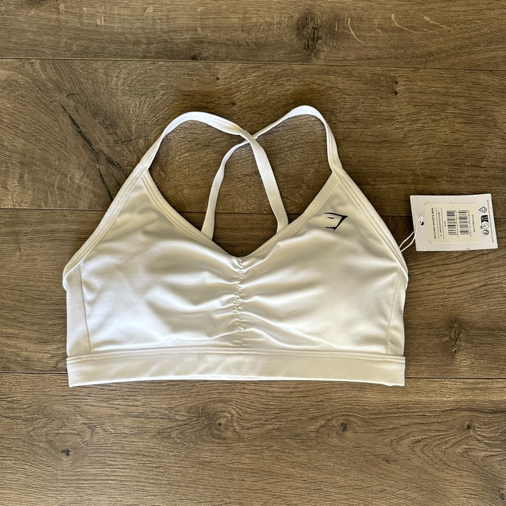 Gymshark ruched sports bra